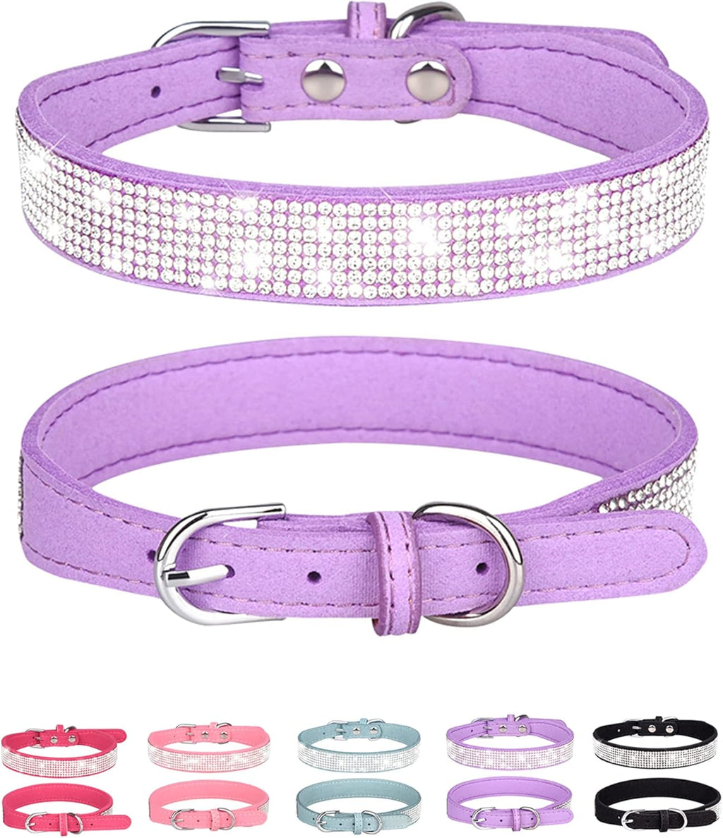 Rhinestone Dog Collar for Small Dogs Cats,Boy Girl Puppy Collars.