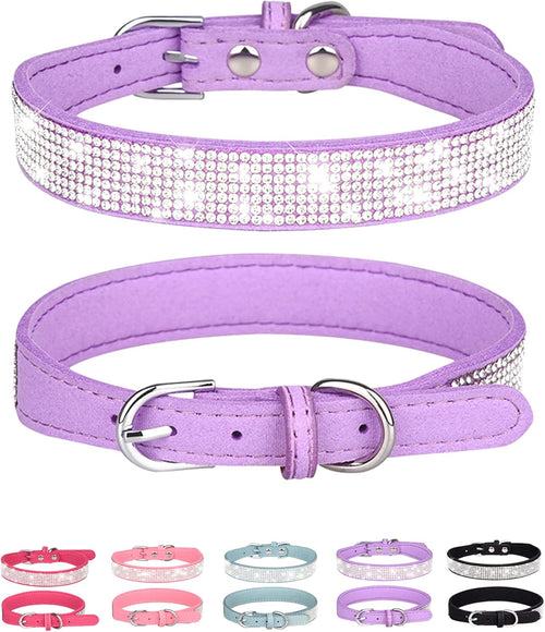 Rhinestone Dog Collar for Small Dogs Cats,Boy Girl Puppy Collars.